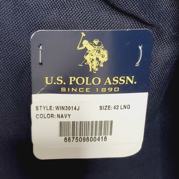 U.S. Polo Association Cotton Solid Sport Coat - Blue - Picture 2 of 10